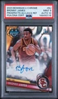 2023 BOWMAN U CHROME BRONNY JAMES PROSPECTS AU-LAVA REF/199 PSA 9 AUTO 10