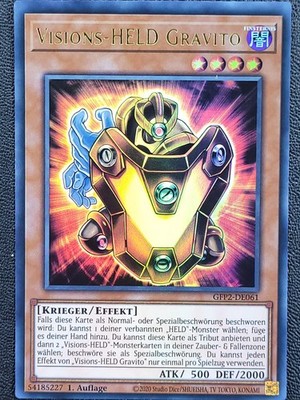  Visions Held Gravito GFP2-DE061   Yu-Gi-Oh!   Ultra Rare   Deutsch   Near Mint