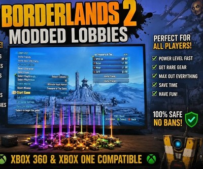 Borderlands 2 Instant Level 80 + Modded Loot Drop | XBOX ONLY
