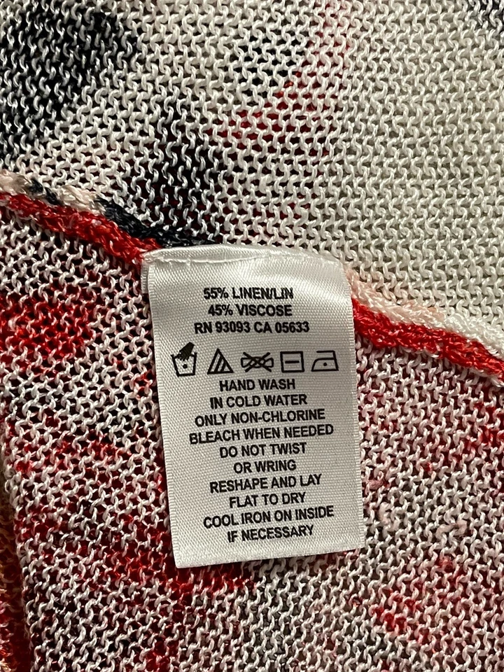 Cárdigan floral de malla transparente ZOZO L rojo/negro/blanco art-to-wear Y2K Foto 4 de 4