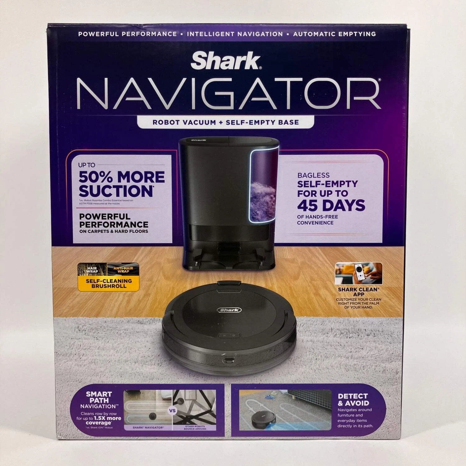 Shark NAVIGATOR Robot Vacuum & Self-Empty Base RV2100AE
Opens in a new window or tab