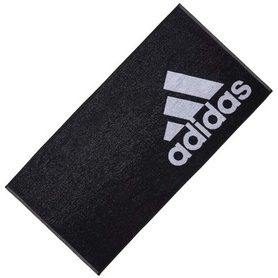 adidas Fitnesshandtuch Sporthandtuch schwarz 50x100cm schnell trocknend Strand