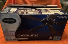 New Harbor Breeze Classic Style Ceiling Fan 52 Inch Antique Brass Finish 0079456