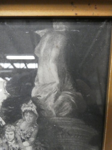 FRAMED VICTORIAN PARTY CHARLES ALEXANDRE COESSIN DE LA FOSSE GRAVURE LITHOGRAPH - Picture 7 of 12
