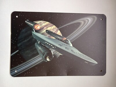 STAR TREK Blechschild 20 x 30 cm USS ENTERPRISE NCC 1701