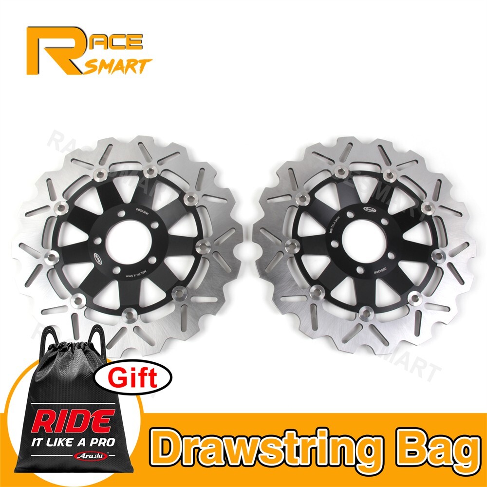 Front Brake Disc Rotors For Kawasaki Ninja ZX12R ZX1200 / Z750 2004