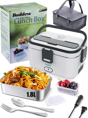 80W Loncheras Electrica Para Comida Calentar El Almuerzo Caliente Trabajo Carro