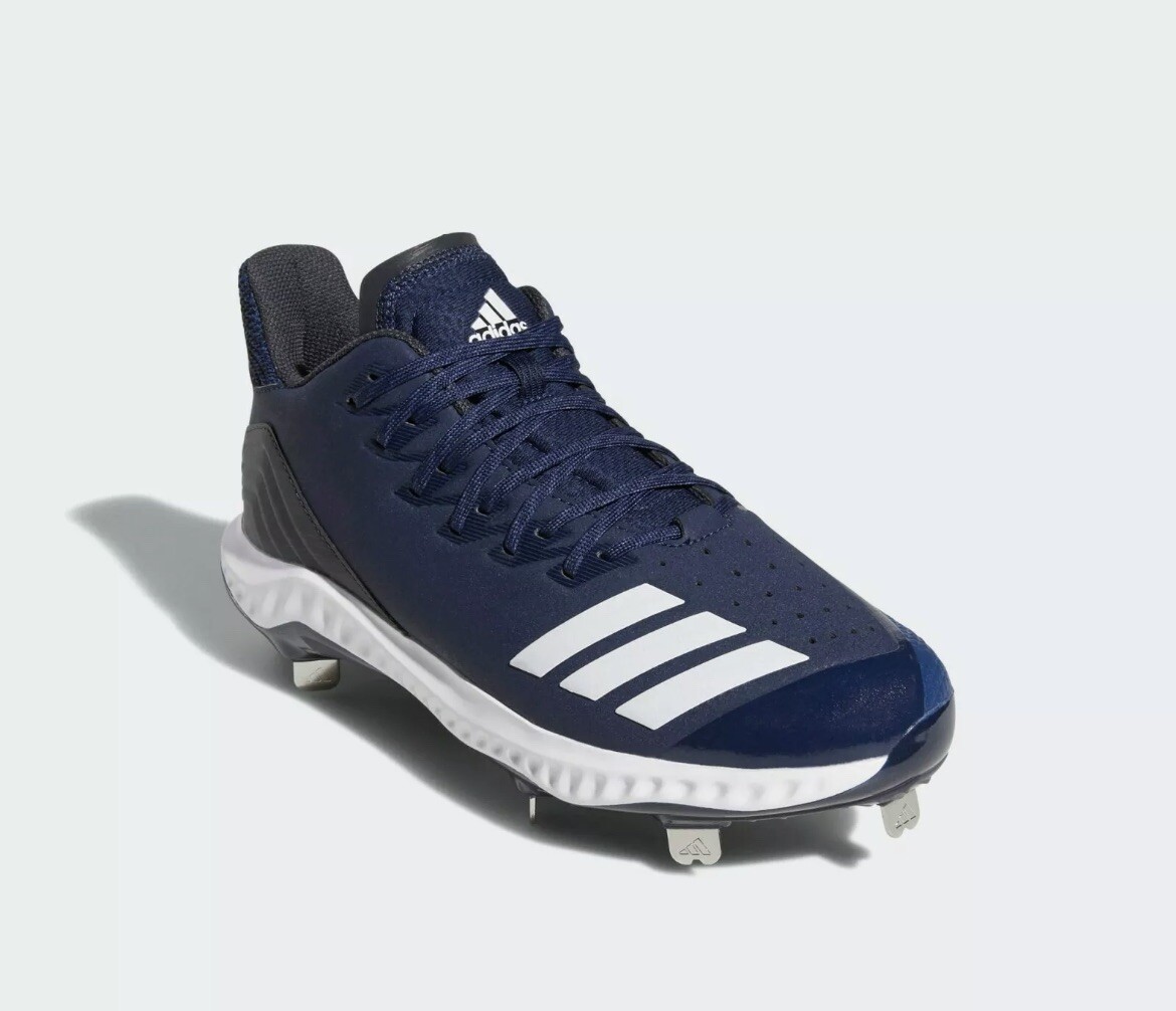 Adidas Icon Bounce Metal Baseball Cleats Navy Blue Men Size  display picture 1