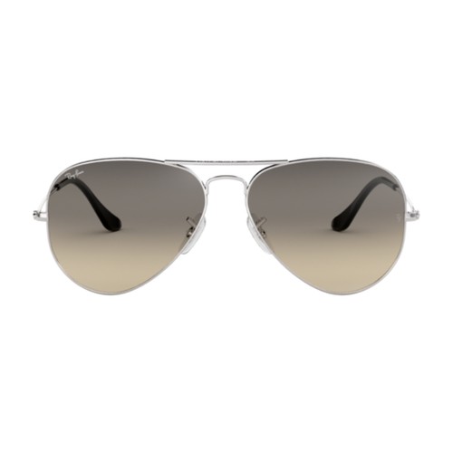 Occhiali da sole uomo donna Ray Ban Aviator 3025 003/32 Grigi Sfumati  Argento | eBay