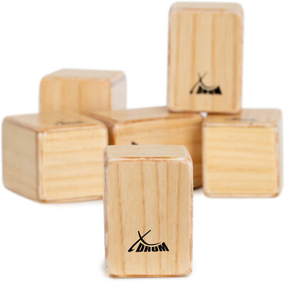 Small Cajon Shaker Set Aufsteller Rhythmus Musik Kinder Klein Holz Percussion