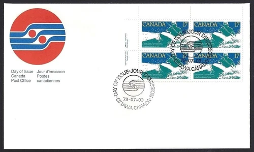 🍁Canada   #833 ULpb   "White Water Race"   Brand New 1979 First Day Cover