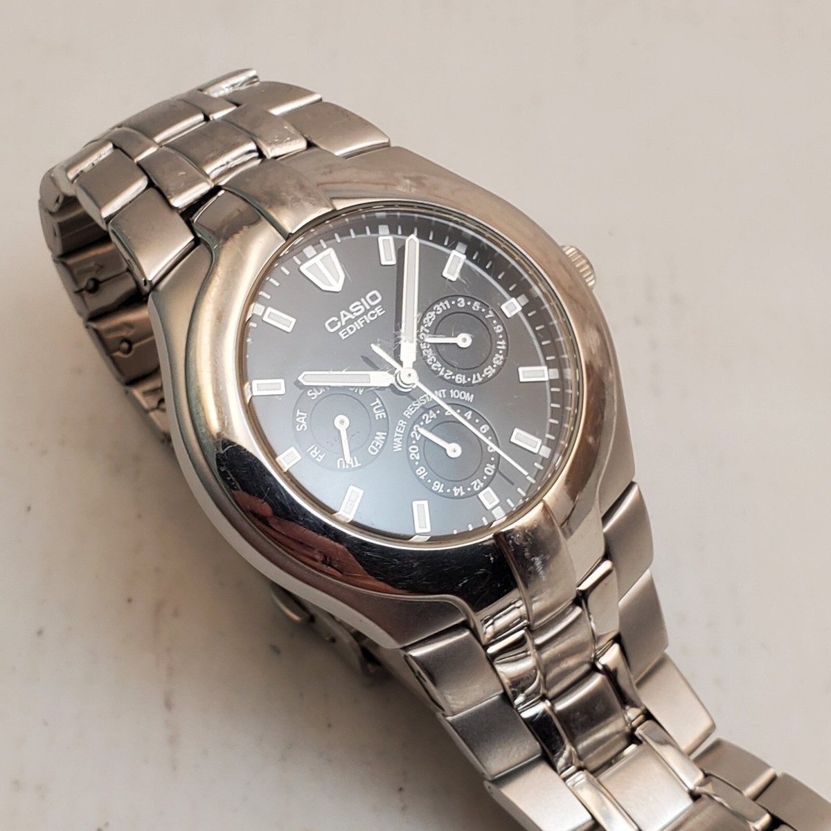 CASIO EDIFICE ステンレススチール 時計 EDIFICE（CASIO） カシオ エディフィス 機械式 EFK-100YCD-1AJF