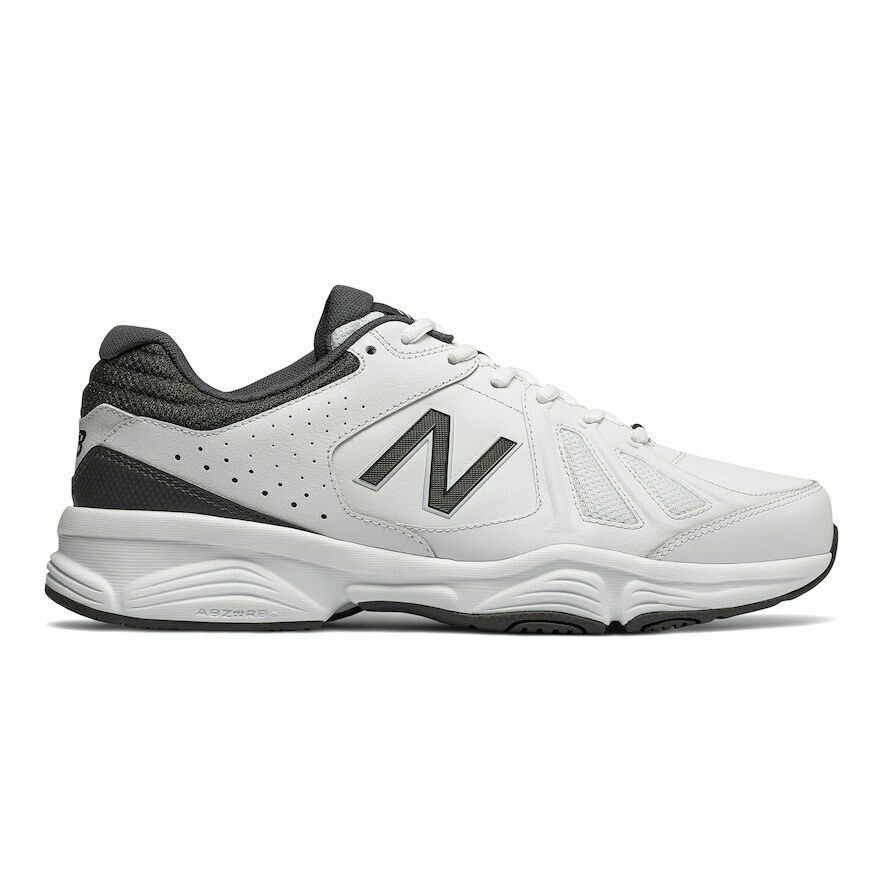 NEW MEN’S NEW BALANCE 519 CROSS-TRAINING SHOES! IN WHITE DARK GRAY! MEDIUM!