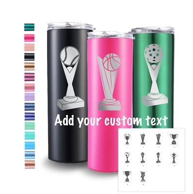 Personalised Winner Awards Tumbler Gifts Laser Engraved 20 oz