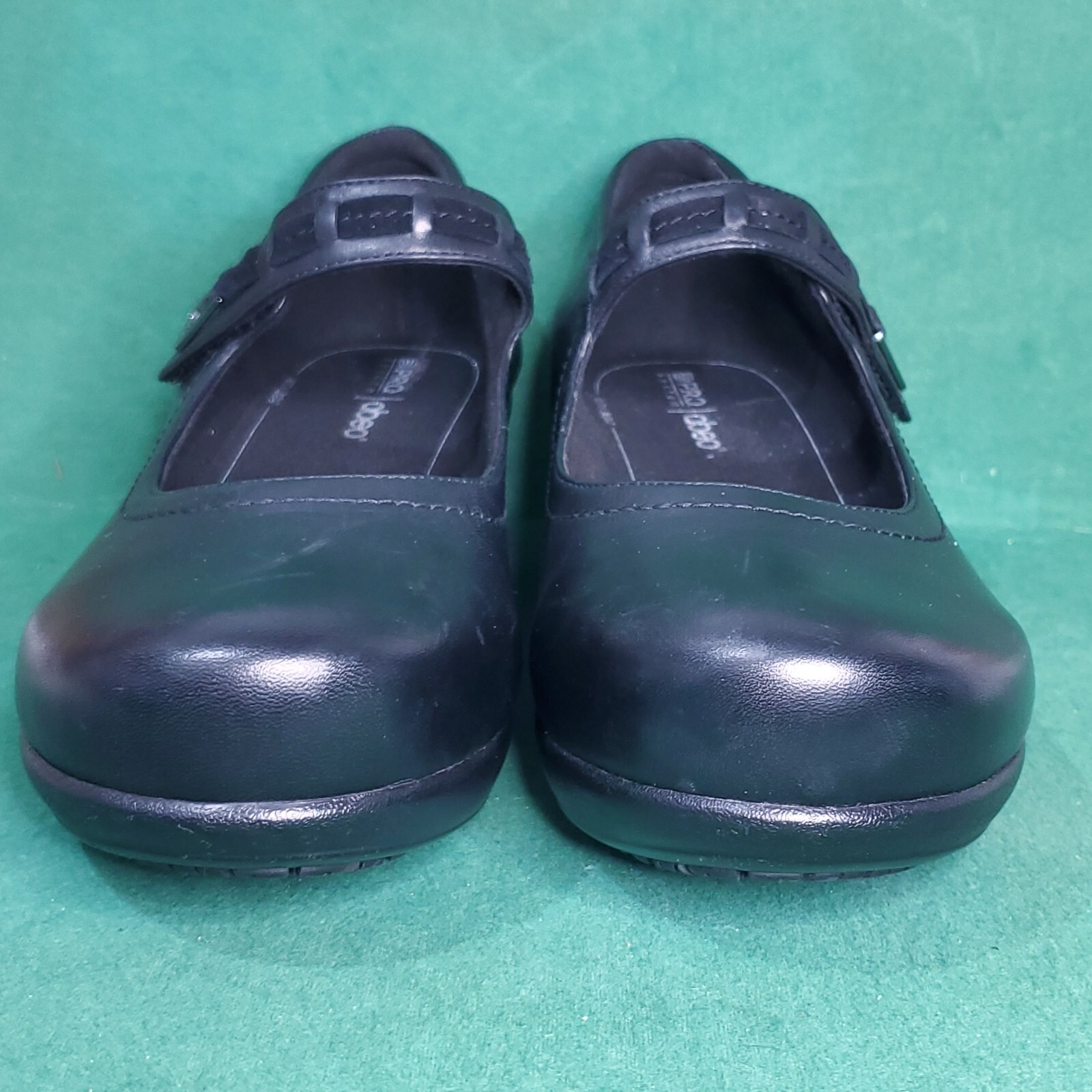 ABEO 24/7 WOMENS CANDACE MARY JANE CLOG COMFORT SLIP RESISTANT SHOE 9