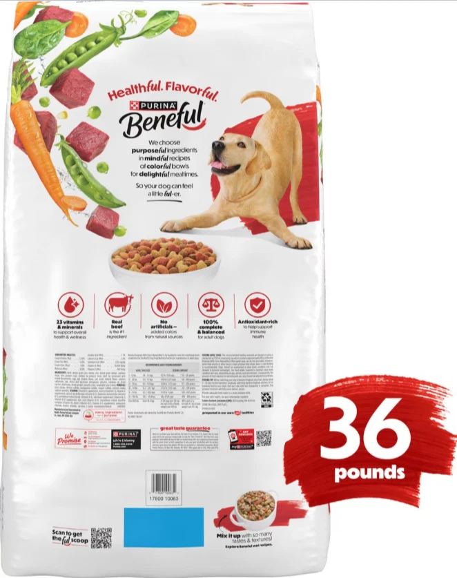 Purina Beneful 原装带农场饲养牛肉天然 — 第 3/4 张图片