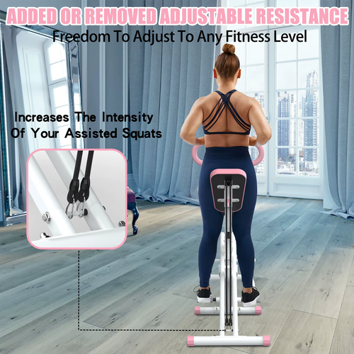 Squat Machine, Gluteus Maximus Training, Foldable Resistance Band, Buttocks and - Picture 4 of 14