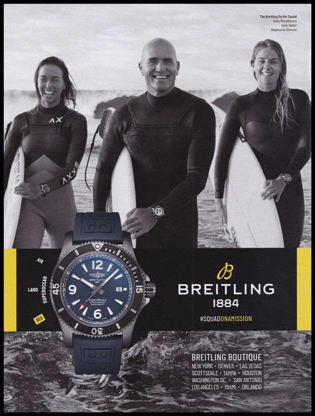 Slater Breitling Surfer Squad Fitzgibbons, Slater, Gilmore Print