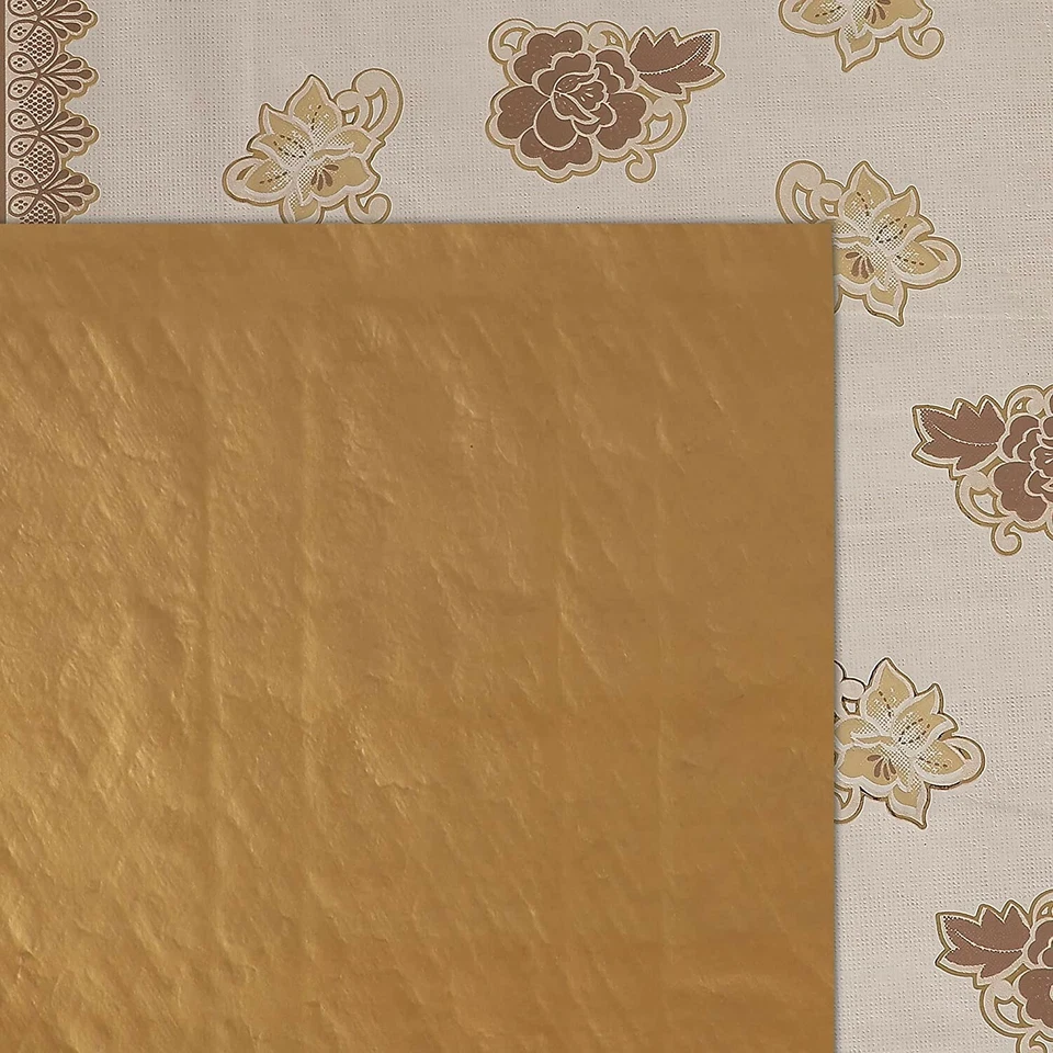 PVC Printed 6 Seater Rectangular Dining Table Cover 54 X 78 inch US - Image 3 of 3