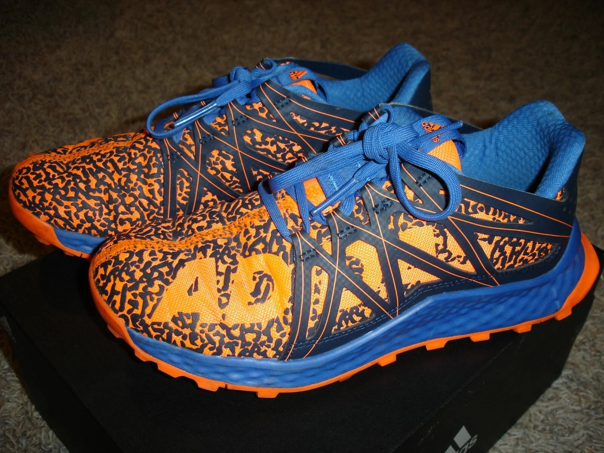 Adidas Vigor Bounce j youth 5 athletic shoes kids orange blue original box
