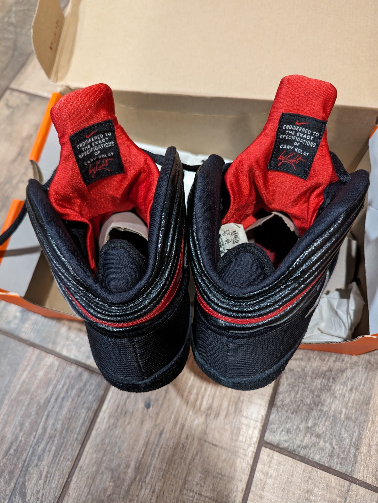 Old Nike Kolat Speed Wrestling Shoes eBay