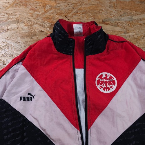 Eintracht Frankfurt Puma Windbreaker Jacket Vintage Football Soocer Bundesliga L - Picture 10 of 11