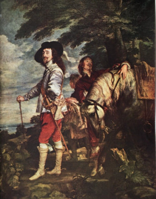 Charles The First von Sir Anthony Van Dyck - Druck 1934