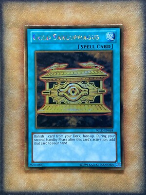 Yugioh Gold Sarcophagus PGLD-EN068 Gold Rare MP | eBay