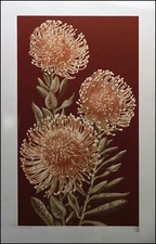 Jules Roch "Pin Cushion" Hand Signed  Art Serigraph on Paper Make an Offer