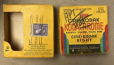 Vintage Nov 1943 8mm Film Reels Home Movie Cine-Kodak Kodachrome Eight - USED