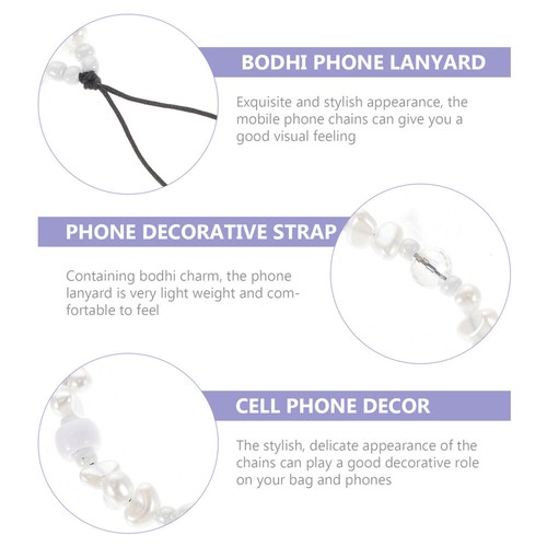 Mobile Phone Lanyard Jewelry Hanging Wrist Strap DIY Beaded Chains - 第 6/10 張圖片