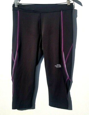 The North  Face Women s VaporWick Cropped Leggings Crop Pants Black Medium