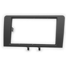 AERZETIX - C11136 - Mascherina telaio adattatore 2 DIN per autoradio - copertura in plastica - compatibile con Mercedes C-classe (CL203) (S203) (W203) CLK (A209) Vito/Viano (W639/V639