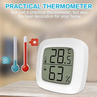 UNHO MINI LCD Digital Thermometer Electronic Hygrometer Monitor Bedroom Humidity