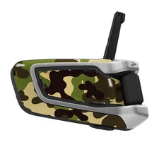 For Cardo Packtalk Bold Vinyl Protective Decal Camo Green