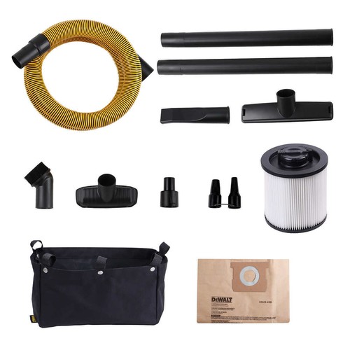 DEWALT Vacuum DXV10SA 10 Gallon 5.0 HP Stainless Steel Wet Dry Vacuum