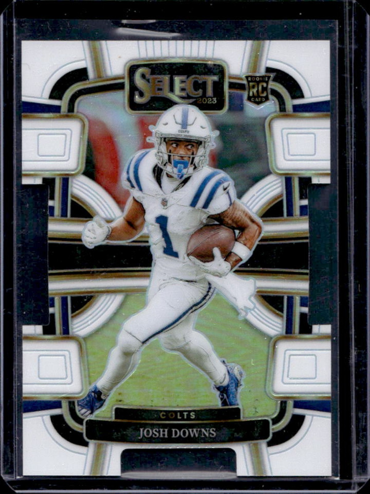 2023 Select Josh Downs RC White Prizms Die Cut Concourse #/199 Colts