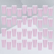  48 Pcs Birthday Snack Box Cardboard Popcorn Boxes Carton Buckets Bulk