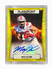 2026 Pulse Aura Max Klare Flashpoint Yellow Auto /79 #FL-MK RC Rams OSU