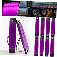 LED Trailer Marker Lights 6 Led Side Marker Clearance Colored Lens Purple