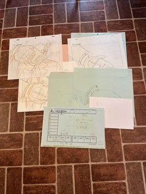 Studio Satelight Hellsing Ultimate 32x Production Sketches & Studio Folder Ep. 4