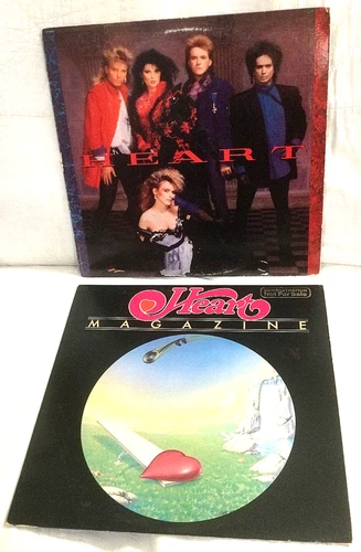 2 album lot - HEART - Heart & Magazine - lp vinyl
