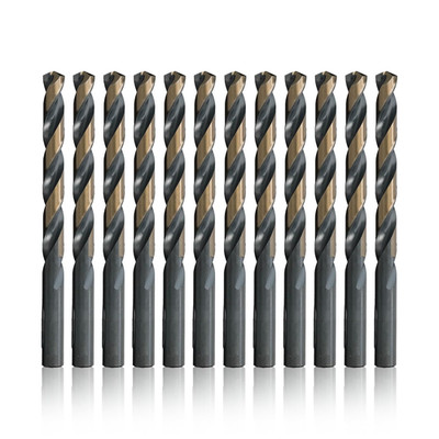 - KFD1/8P12 1/8'' High Speed Steel Black & Gold KFD Split Point Drill Bit (Pack o