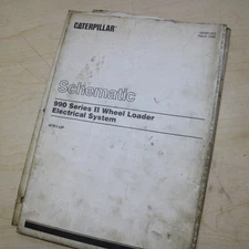 CAT 990 Wheel Loader Electrical System Schematic Manual wiring shop SERIES II 2