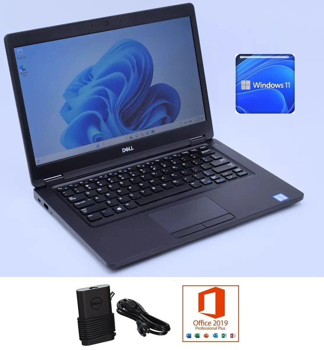 Dell Laptop i7 16GB 512GB PCIe NVMe SSD MS Windows 11 Office 2019 Pro HDMI WiFi - Picture 1 of 11