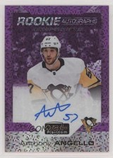 2020-21 O-Pee-Chee Platinum Rookie Violet Pixels Anthony Angello #R-AA Auto 00jz