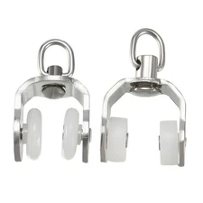 Curtain Track Rollers Plastic Drapery Rails Sliding Glider 10/20/30/50pcs