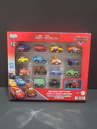 Disney Pixar Cars Mini Racers 15 Pack Jocko Flocko Mack Lizzie Chick ...