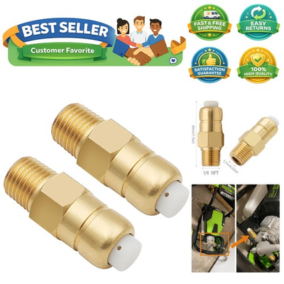 #ad 2 Pieces Thermal Release Valve for Pressure Washer Pump 1 4 Inch NPT Thermal... $19.99