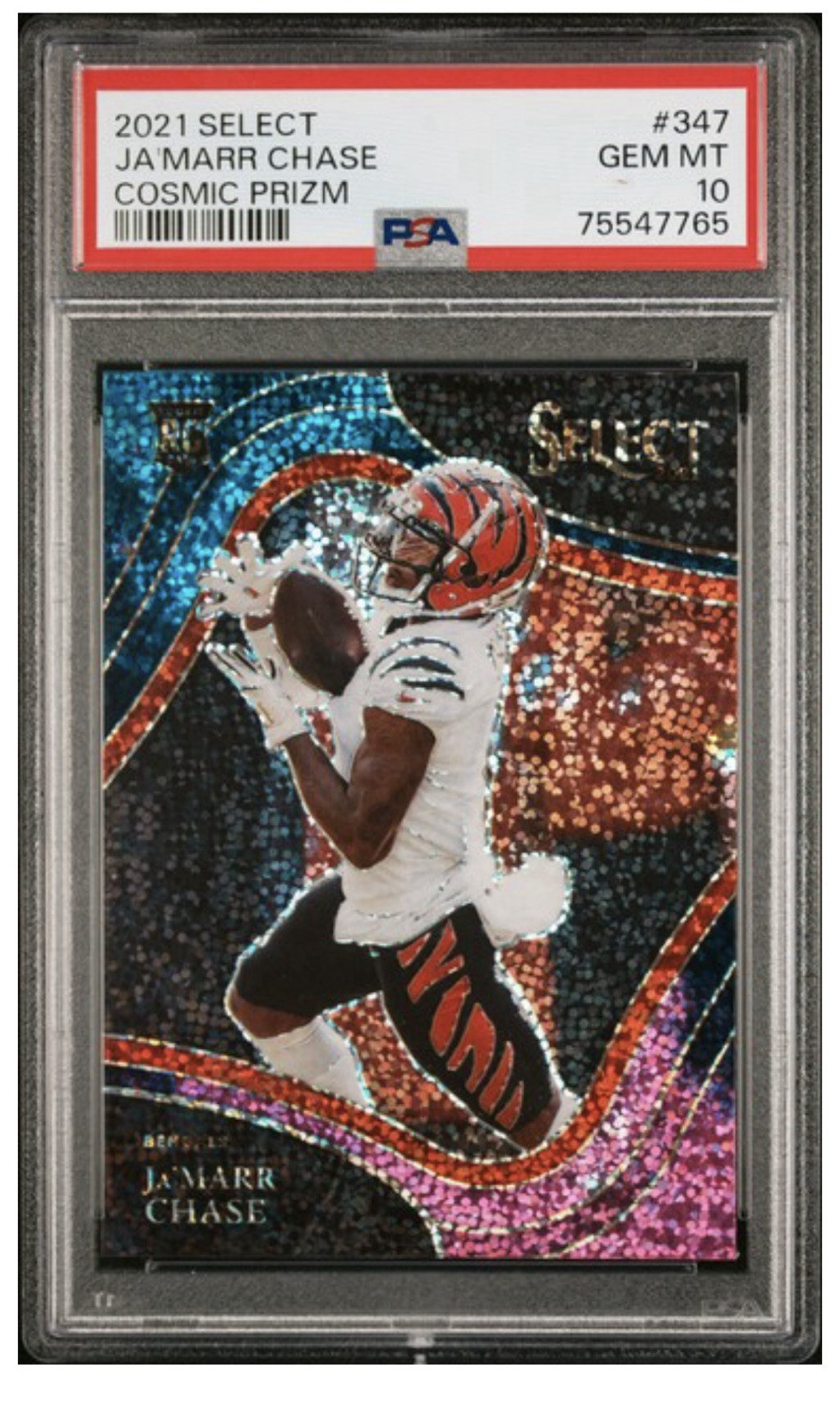 2021 Panini Select - Ja'Marr Chase (RC) Field Level #347